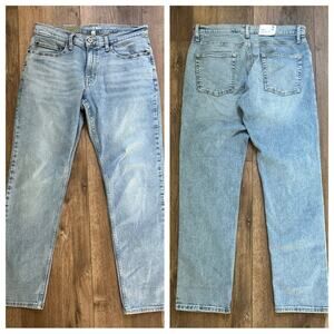 NEW!! Goodfellow Men's Light Blue Jeans, Athletic Total Flex Jeans, 30 x 32